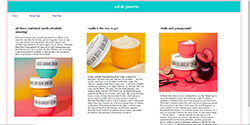 thumbnail of Lucy's website